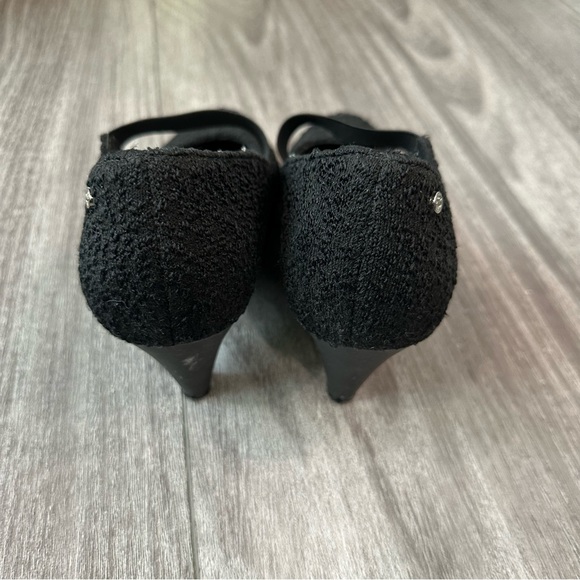 Betabrand Black Boucle Mary Jane Heels 7.5 - Picture 4 of 5